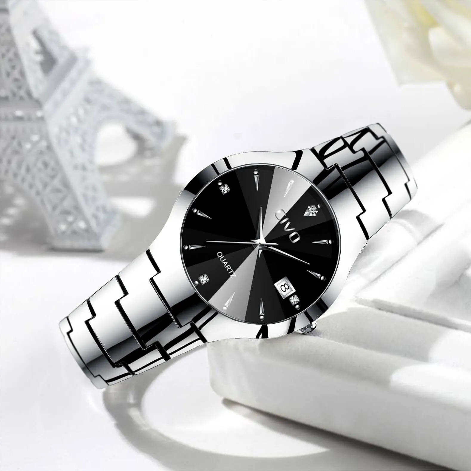 0104C | Quartz Men Watch | Stainless Steel Band