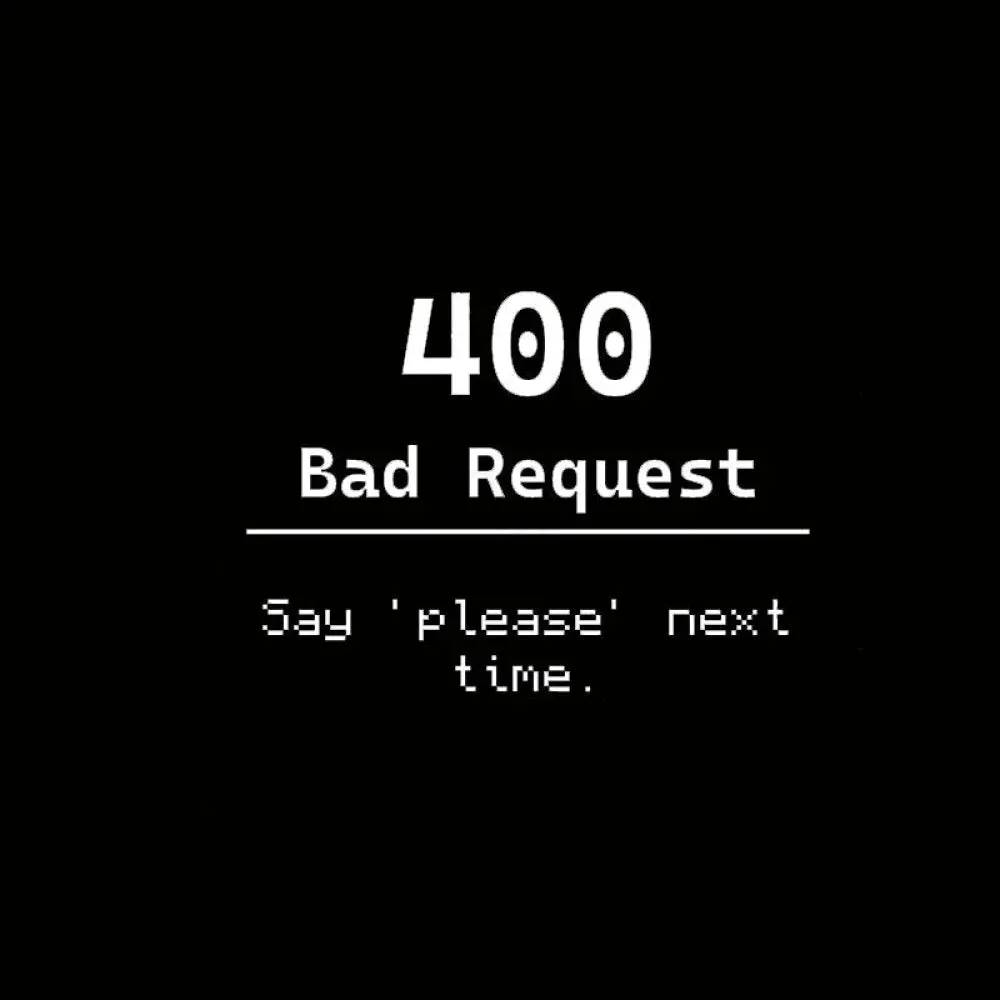 400 Bad Request Nerd T-Shirt