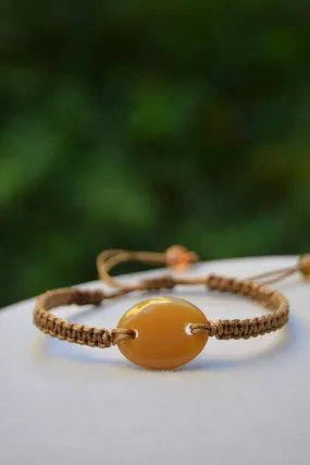 Agate Natural Stone Macrame Sport Bracelet