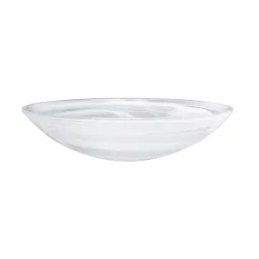 Alabaster White Serving Bowl