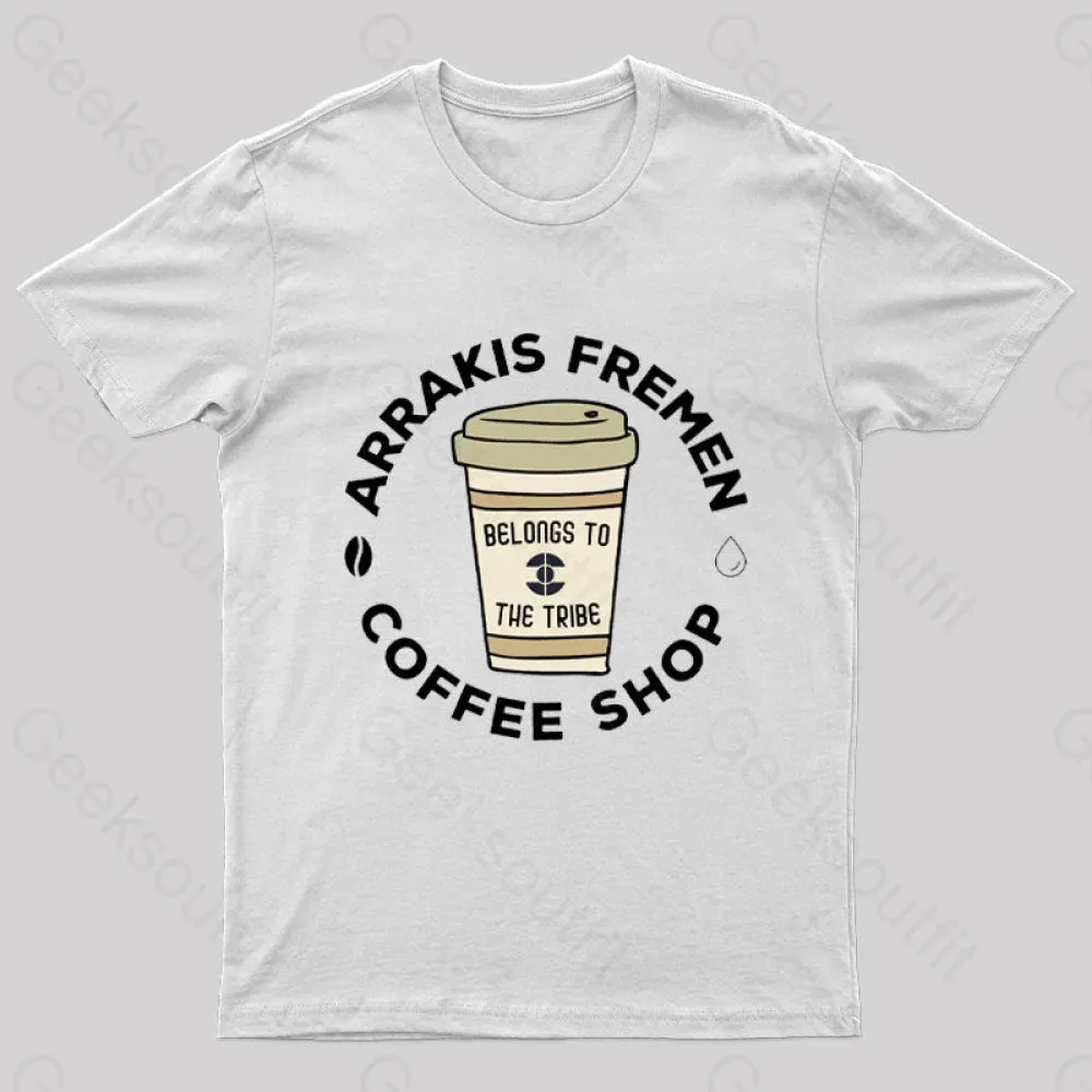 Arrakis Freman Coffee Shop Nerd T-Shirt