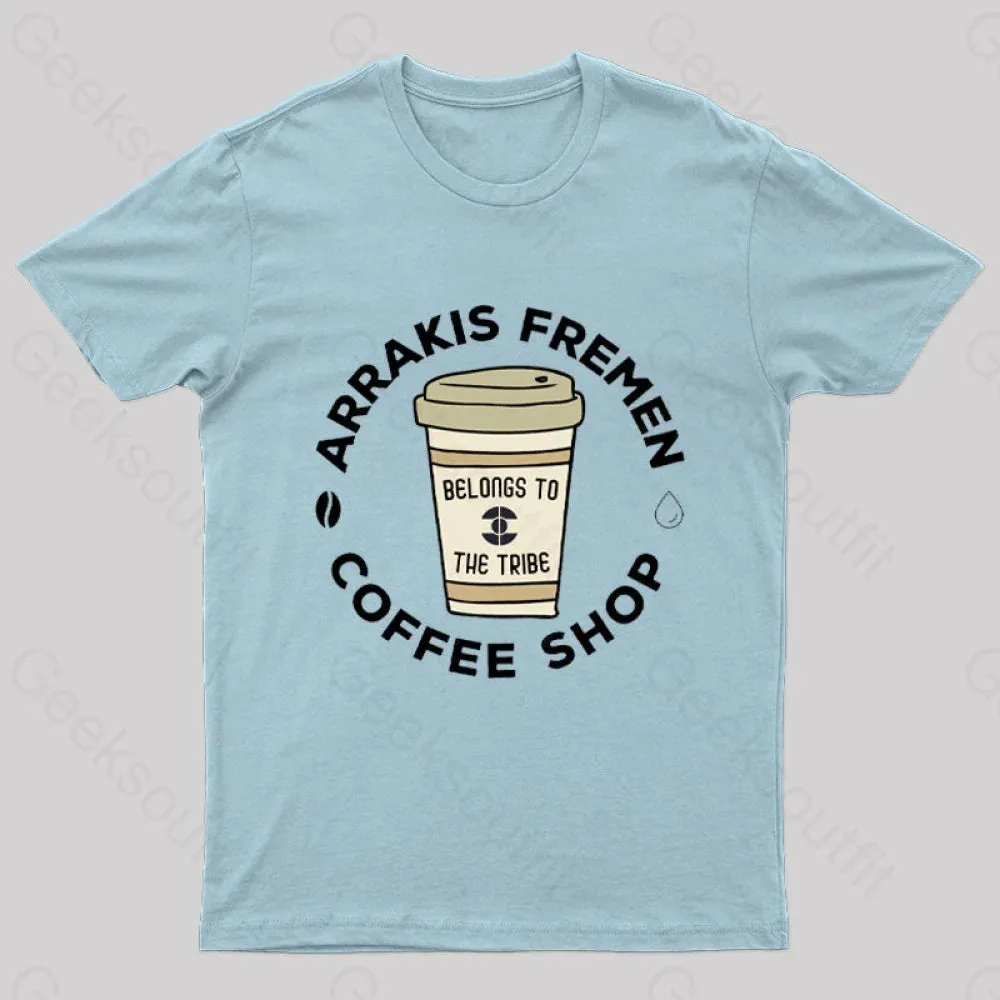 Arrakis Freman Coffee Shop Nerd T-Shirt