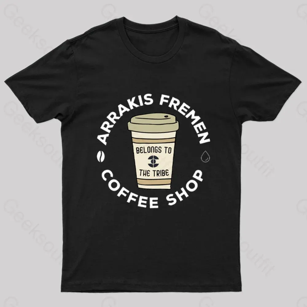 Arrakis Freman Coffee Shop Nerd T-Shirt