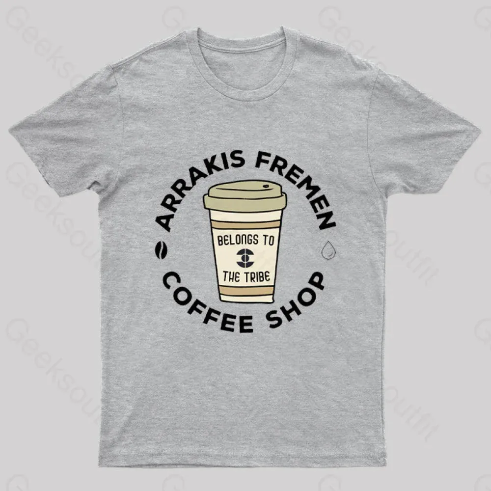 Arrakis Freman Coffee Shop Nerd T-Shirt