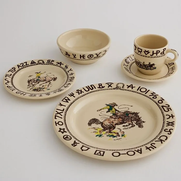 At the Ranch Cowboys & Brands Dinnerware