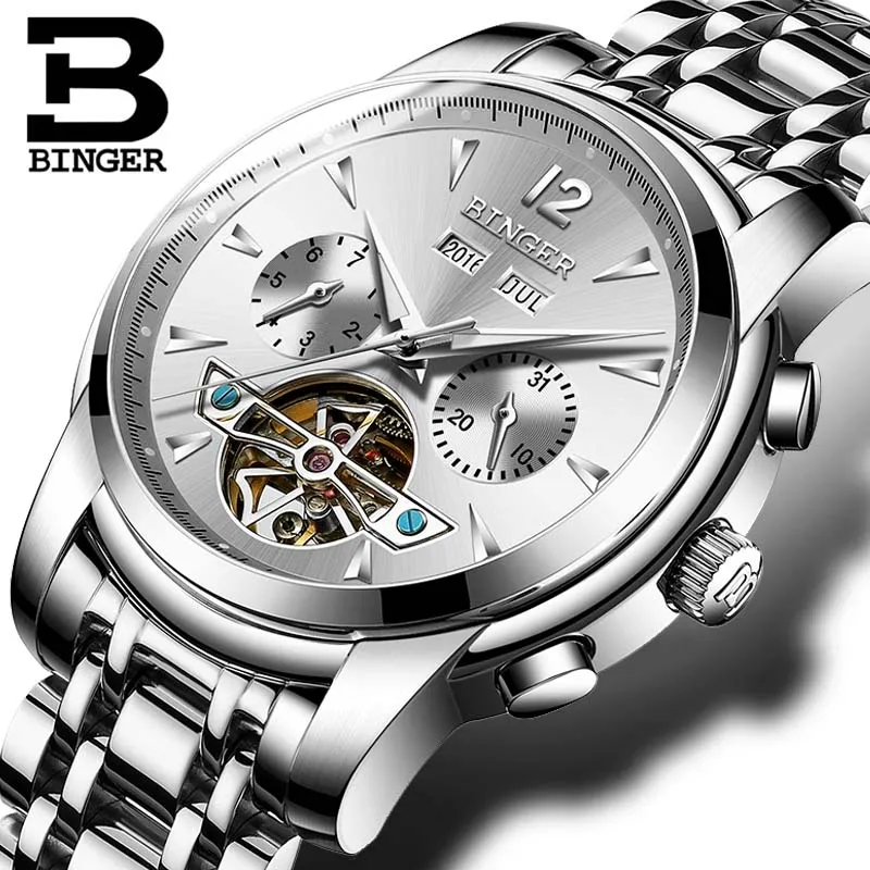 Binger Swiss Tourbillon Men's Watch B 8608