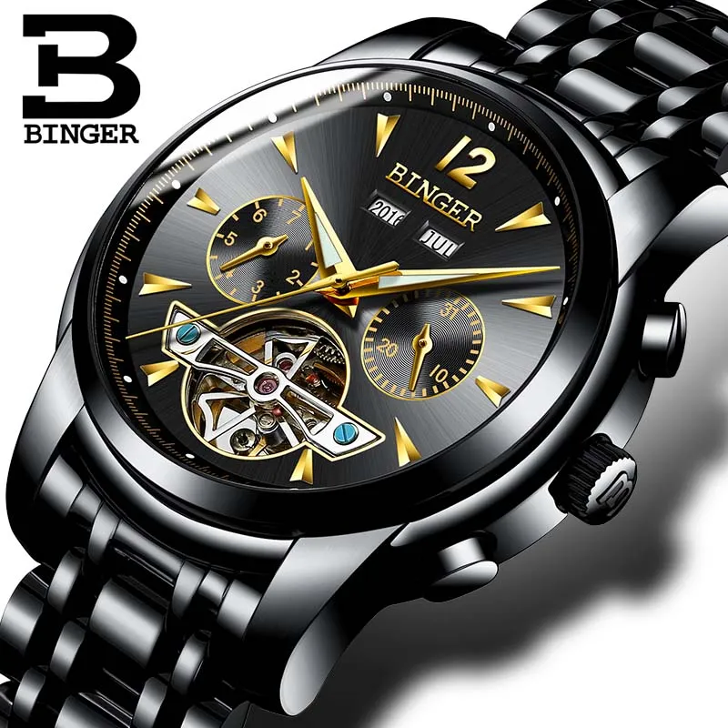 Binger Swiss Tourbillon Men's Watch B 8608