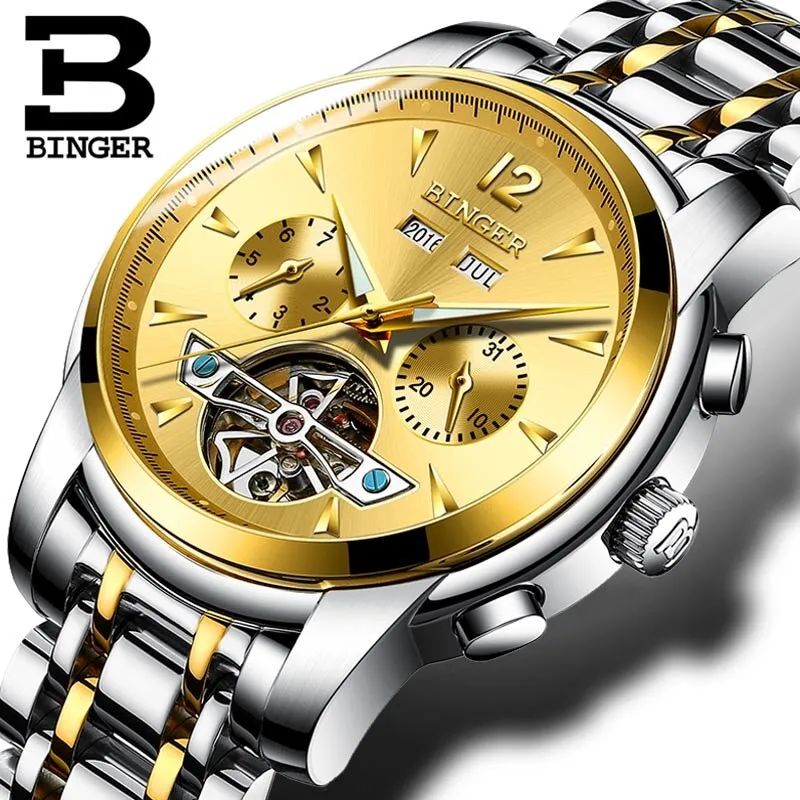 Binger Swiss Tourbillon Men's Watch B 8608