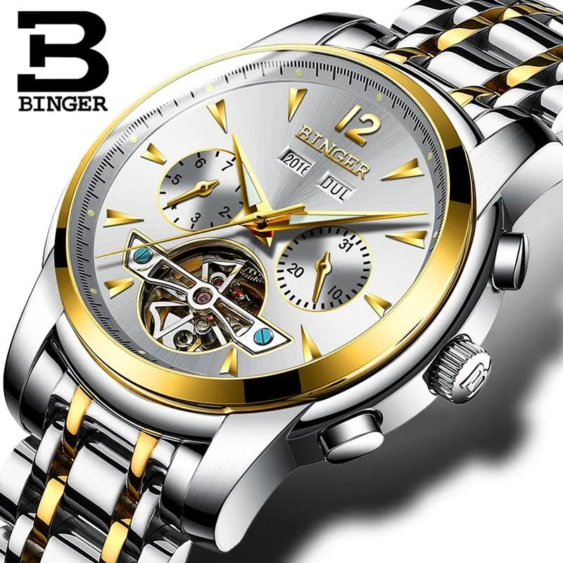 Binger Swiss Tourbillon Men's Watch B 8608