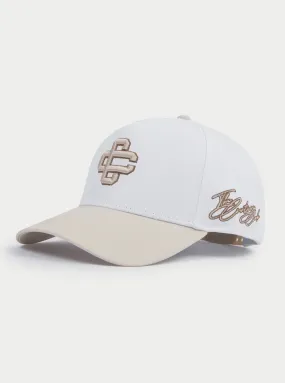 COLOUR BLOCK CAP - BEIGE