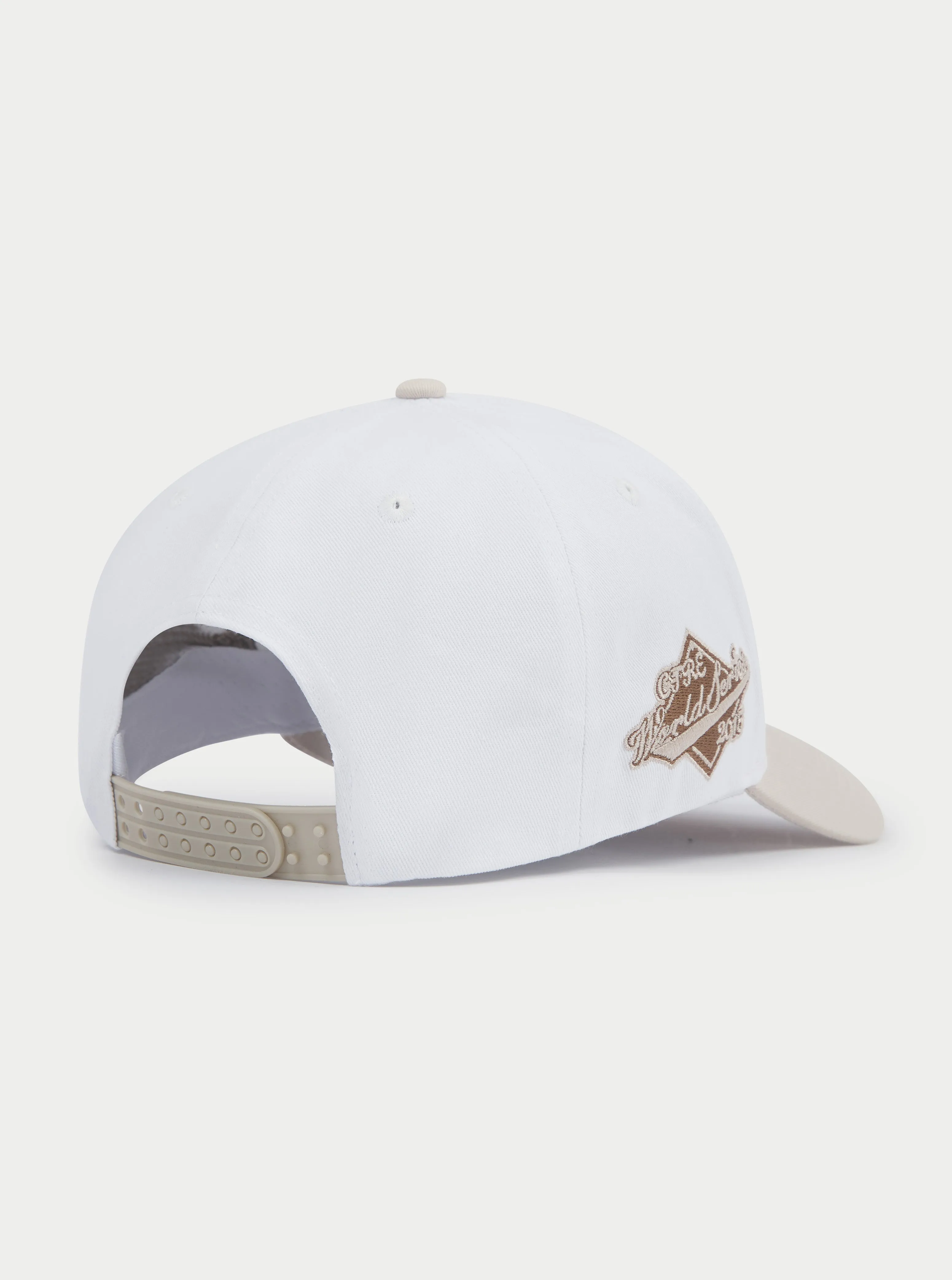 COLOUR BLOCK CAP - BEIGE