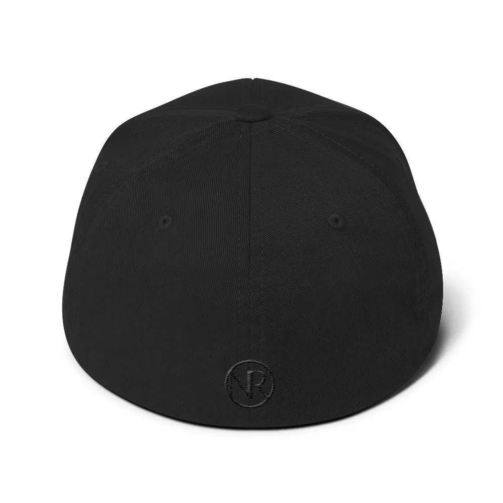 Connecticut - Structured Twill Cap - Black Embroidery - CT - Many Hat Color Options Available