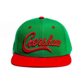 Crenshaw Limited Edition Snapback - Green/Red [Two-Tone]