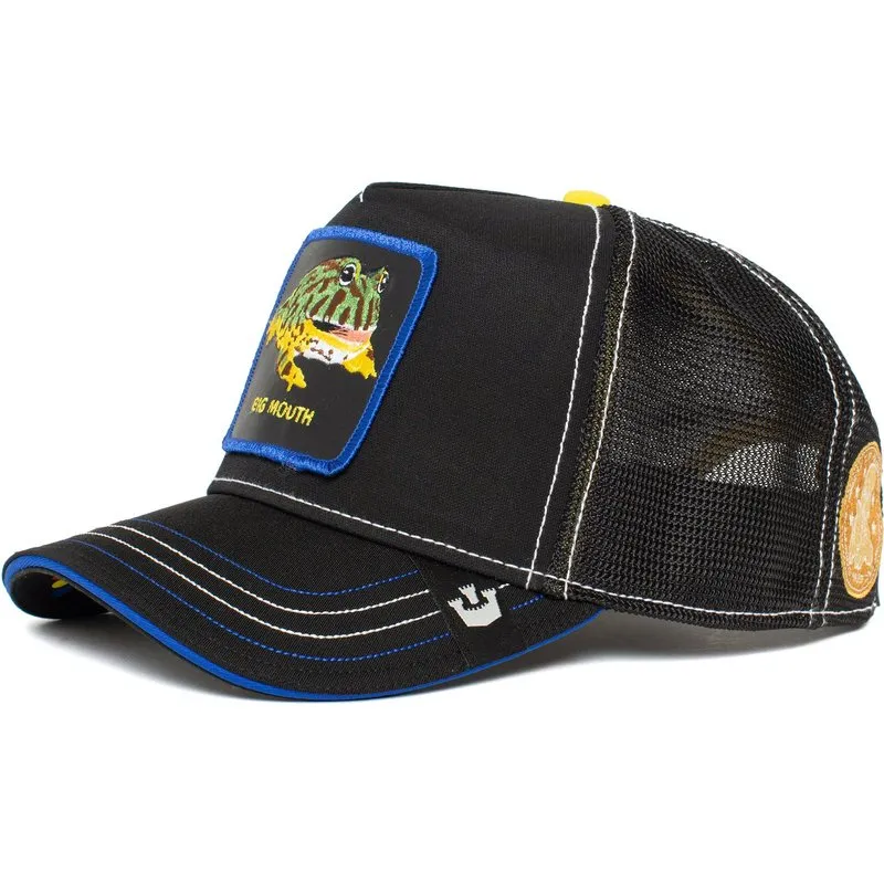 Goorin Bros Puck Yeah Big Mouth Trucker Hat (Black)