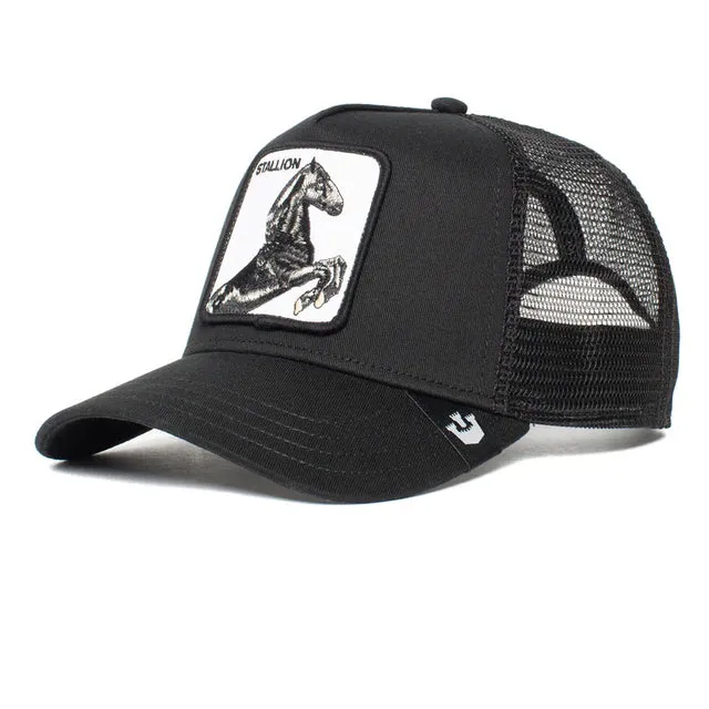 Goorin Bros The Stallion Trucker Hat (Black)