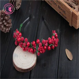 Haimeikang Girls Accesorios para el pelo Flower Crown Headbands  Women Flower Headband Fruit Hairpices for Women Fascinator