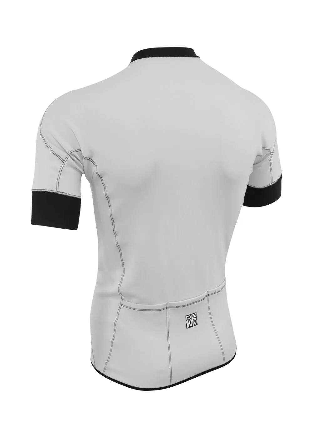 Jersey de lana merino con cremallera completa para hombre