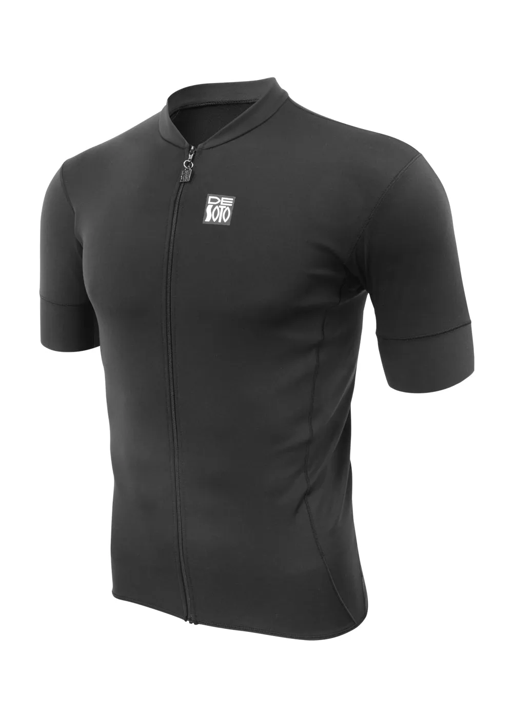 Jersey de lana merino con cremallera completa para hombre