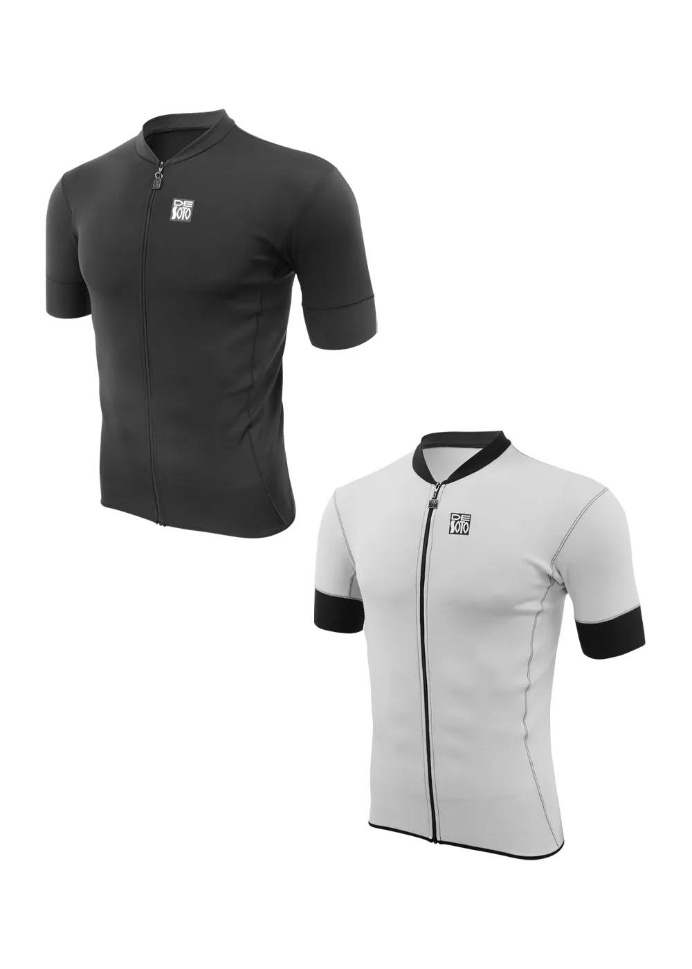 Jersey de lana merino con cremallera completa para hombre