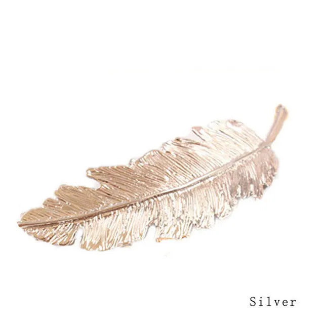 Metal Leaf Hair Clip Girls Vintage Gold Hairpin Princess Women Hair Accessories Barrettes Accesorios para el pelo hairpins 2017