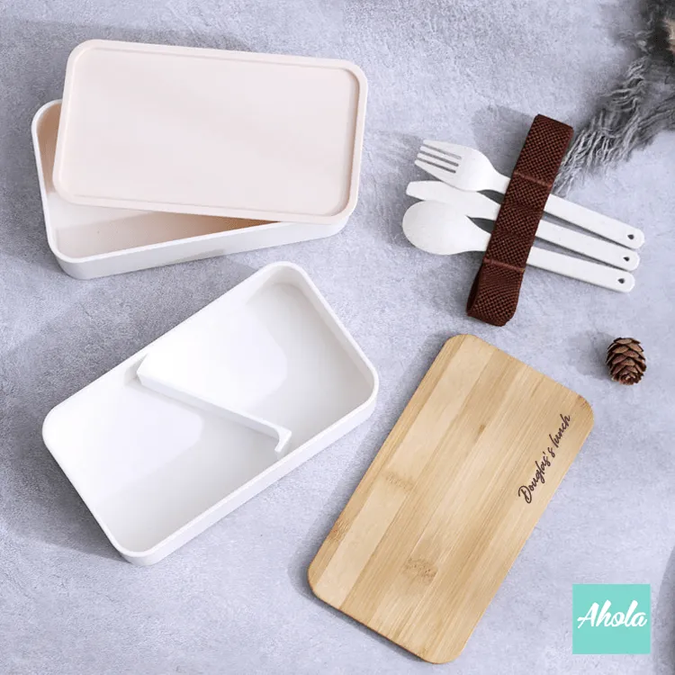 【Milton】Lunch Box with Utensils and Lunch Bag Set 刻字餐盒 餐具 防水袋套裝