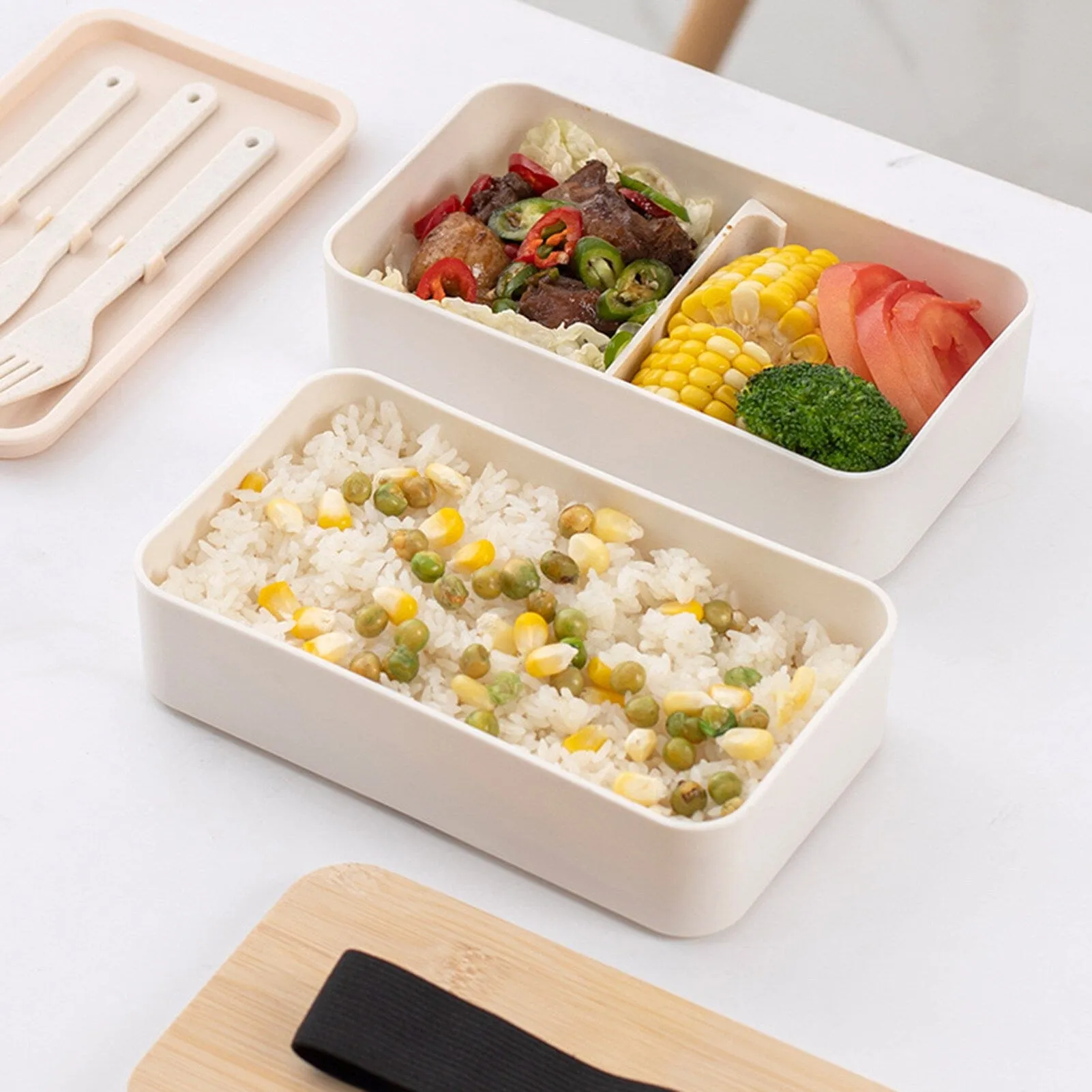 【Milton】Lunch Box with Utensils and Lunch Bag Set 刻字餐盒 餐具 防水袋套裝