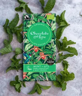 Mint 67% - Vegan Dark Chocolate with Peppermint Crunch