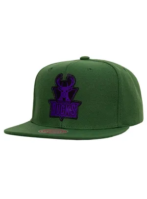 Mitchell & Ness HWC '93 Now You See Milwaukee Bucks Snapback Hat