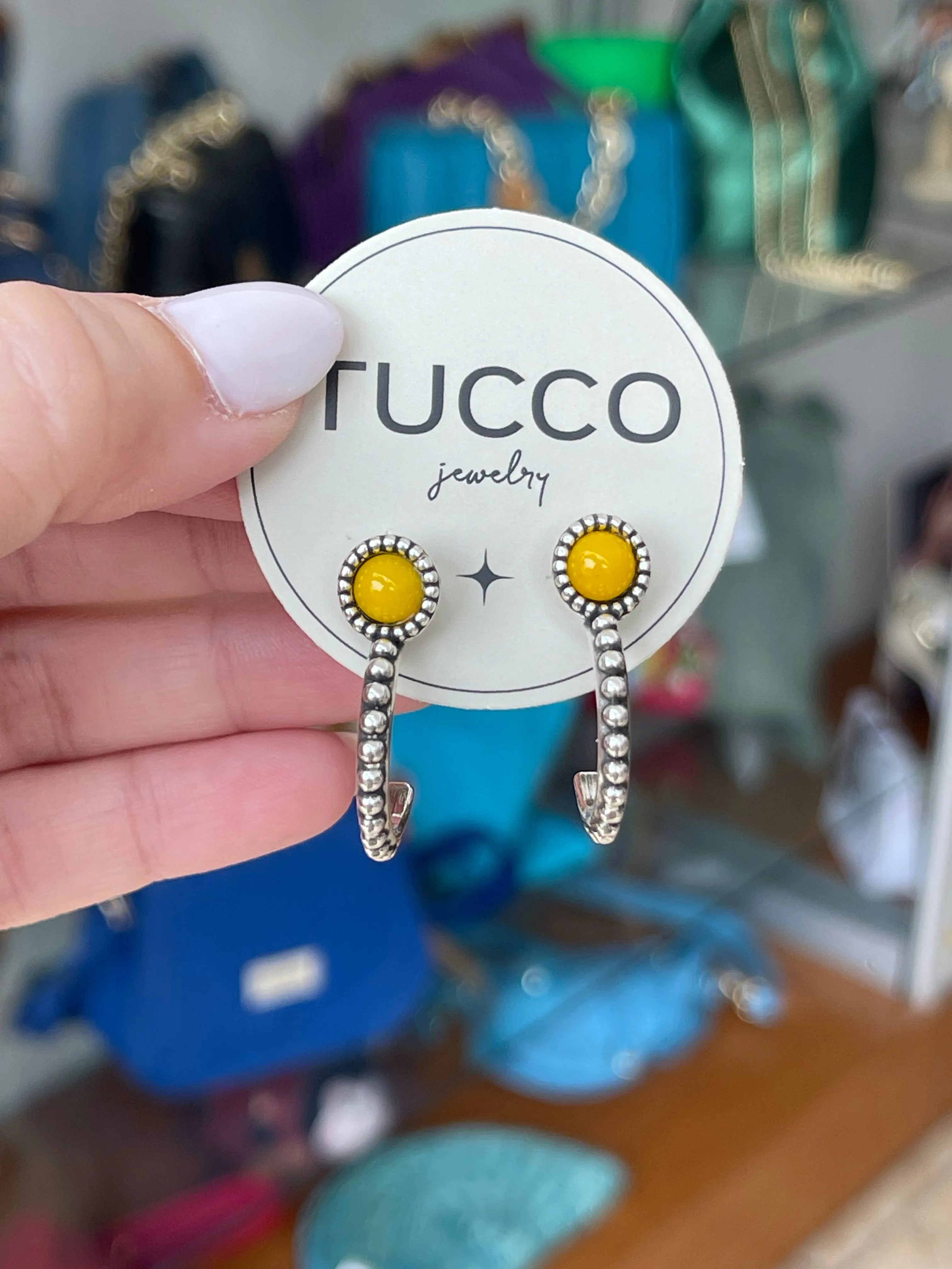 Málaga Earrings (Silver) by Tucco