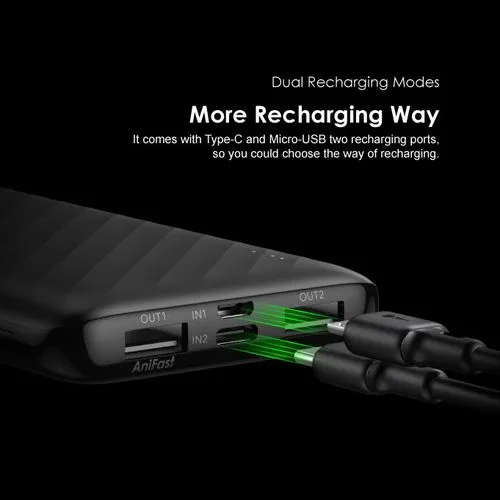 ORAIMO 10000mAh Toast 10 Flash Power Bank (OPB-P118D) Super Fast Charge with Long Lasting Battery