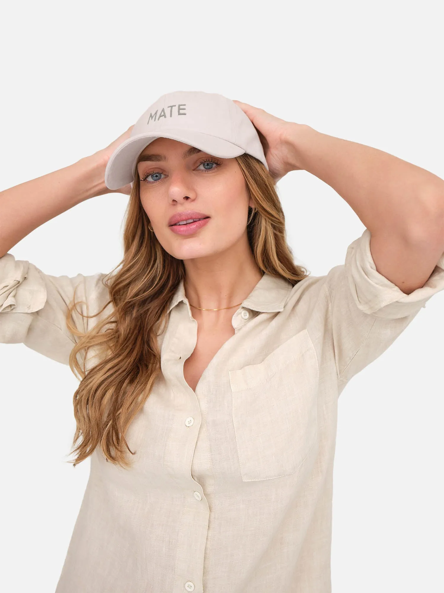 Organic Cotton Embroidered Baseball Hat