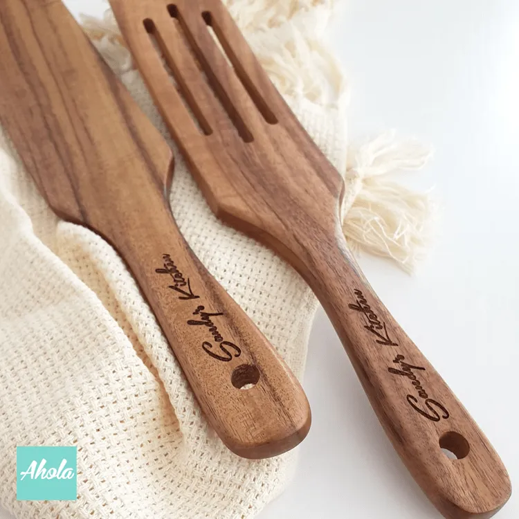 【Pro Cook】Wooded kitchen utensil set of 2 木製廚房用具2件套裝 (3-5個工作天完成)