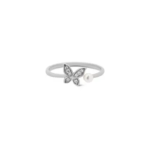 Silver Mariposa Ring