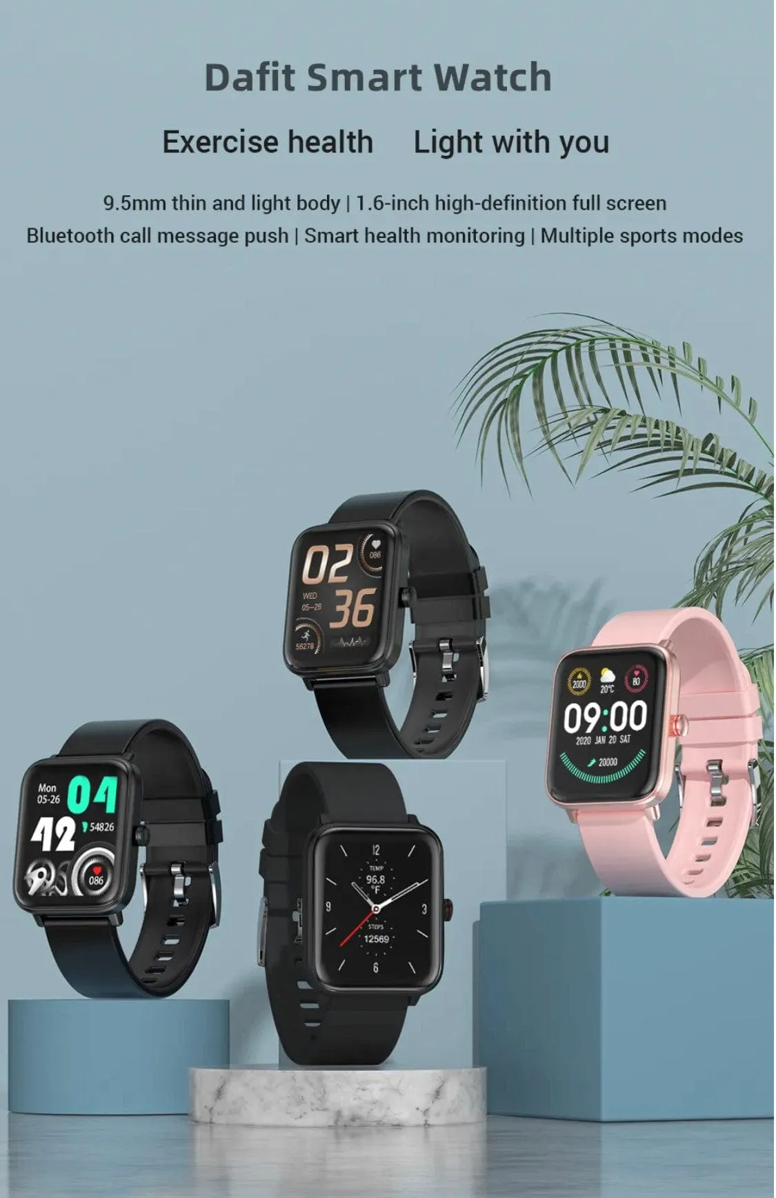 Smartoby Dafit Reloj Black