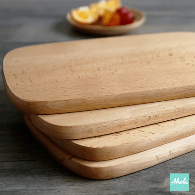 【Tastefull】Maple Wood Cutting Board with Handle 楓木刻字多用途砧板