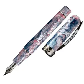 Visconti Voyager Mariposa Painted Beauty Fountain Pen with Palladium Trims