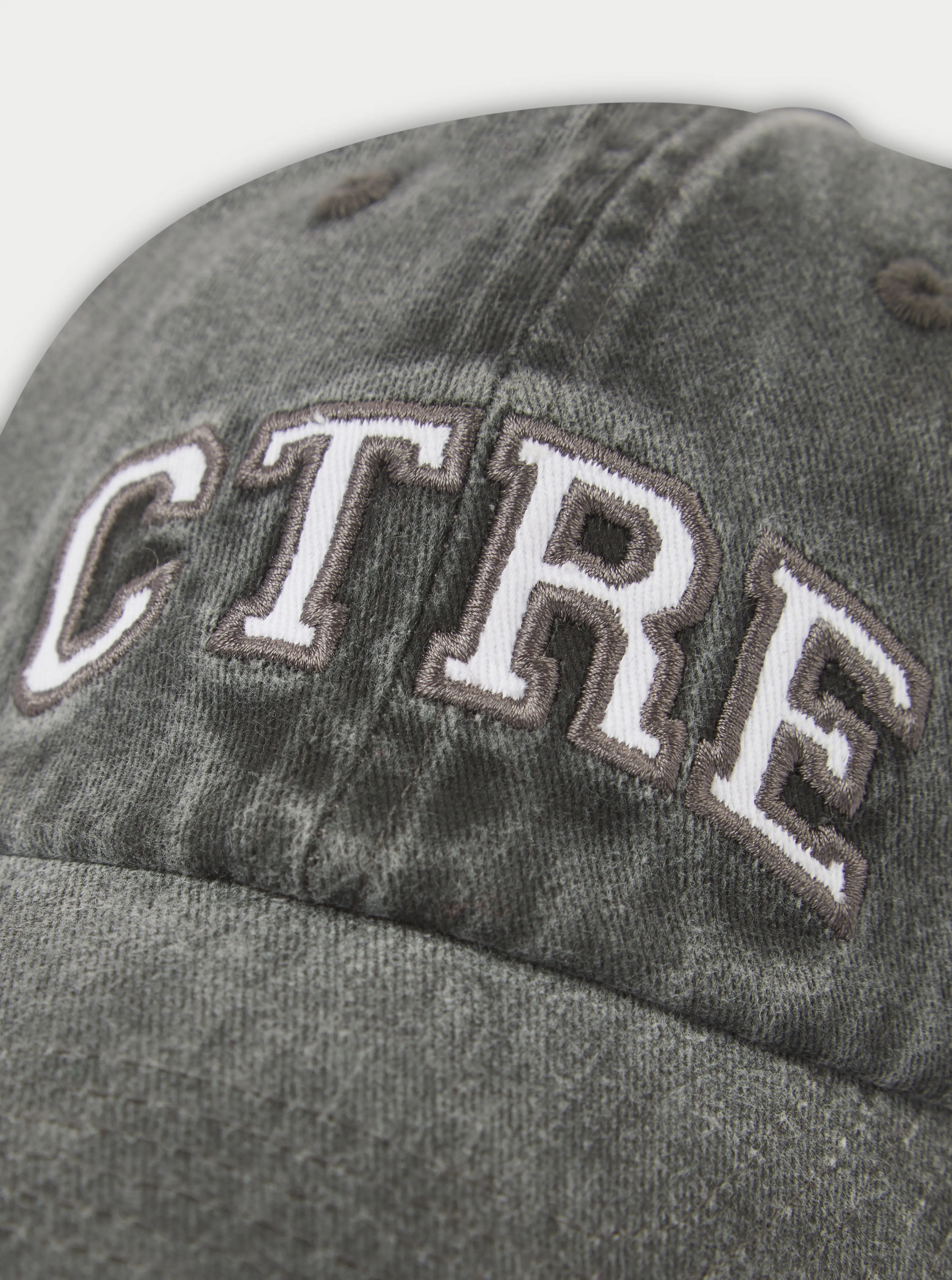 WASHED CTRE CAP - GREY WASH